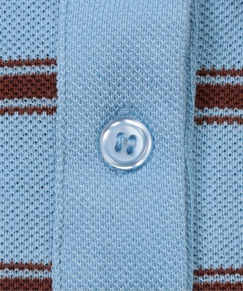 BREEZE(ブリーズ)の「【ジュニア対応】マルチボーダーポロシャツ(ポロシャツ・キッズ・サックスブルー/オフホワイト・80/90/100/110/120/130/140)」の12枚目の写真