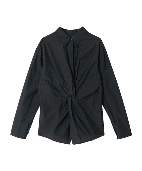 ブラウス シャツ DECADE CLASSIC 前後2WAY ねじりディテール シャツ レディース DECADE CLASSIC ブラウス シャツ 前後2WAY ねじりディテール