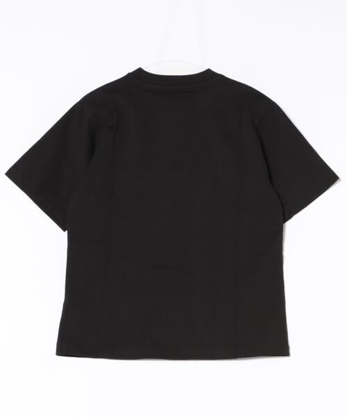 W:Huku(フーク)の「パイル フーク ロゴ シンプル Tシャツ / 半袖 ハーフスリーブ(Tシャツ/カットソー・レディース・オフホワイト/ブラック・FREE)」の13枚目の写真