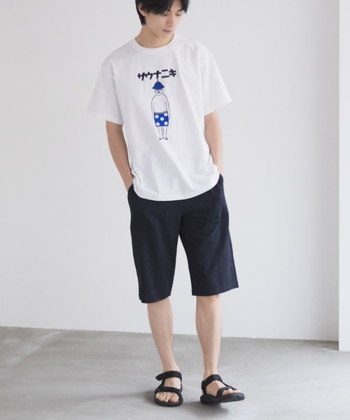 Mac-House（マックハウス）の「サウナニキオーバーサイズプリントTシャツ / サウナニキ /サウナネキ /サウナニキ＆ネキ/ロウリュウニキ /全日本サウナニキ（Tシャツ/カットソー・メンズ・ホワイト系4/ホワイト系6/ホワイト系3/ホワイト系5/ホワイト系1/ホワイト系2・M/L/XL）」の10枚目の写真