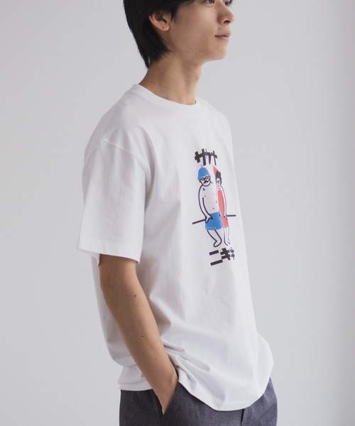 Mac-House（マックハウス）の「サウナニキオーバーサイズプリントTシャツ / サウナニキ /サウナネキ /サウナニキ＆ネキ/ロウリュウニキ /全日本サウナニキ（Tシャツ/カットソー・メンズ・ホワイト系4/ホワイト系6/ホワイト系3/ホワイト系5/ホワイト系1/ホワイト系2・M/L/XL）」の22枚目の写真