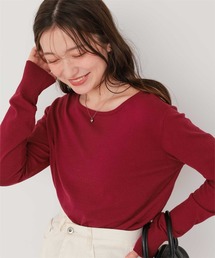 titivate（ティティベイト）の「なめらか手触りカシミヤタッチボートネックニット（ニット/セーター・レディース）」