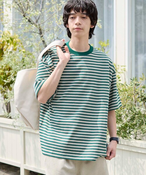 セール】＜Parknik＞マルチボーダーTシャツ（Tシャツ/カットソー