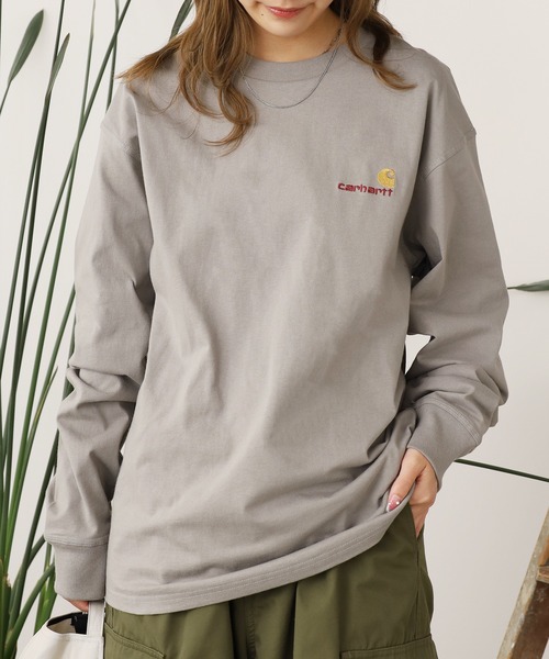 Carhartt WIP（カーハートダブリューアイピー）の「Carhartt WIP/カーハートダブリューアイピー L/ST-SHIRT  ロングスリーブTシャツ（Tシャツ/カットソー・メンズ・ブラック/グレー/チャコールグレー/グリーン/ホワイト・XL/L/M/S）」の4枚目の写真