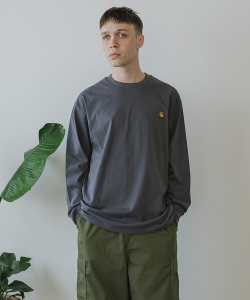 Carhartt WIP（カーハートダブリューアイピー）の「Carhartt WIP/カーハートダブリューアイピー L/ST-SHIRT  ロングスリーブTシャツ（Tシャツ/カットソー・メンズ・ブラック/グレー/チャコールグレー/グリーン/ホワイト・XL/L/M/S）」の2枚目の写真
