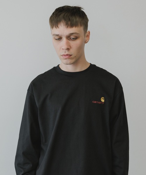 Carhartt WIP（カーハートダブリューアイピー）の「Carhartt WIP/カーハートダブリューアイピー L/ST-SHIRT  ロングスリーブTシャツ（Tシャツ/カットソー・メンズ・ブラック/グレー/チャコールグレー/グリーン/ホワイト・XL/L/M/S）」の3枚目の写真