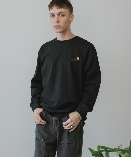 Carhartt WIP（カーハートダブリューアイピー）の「Carhartt WIP/カーハートダブリューアイピー L/ST-SHIRT  ロングスリーブTシャツ（Tシャツ/カットソー・メンズ・ブラック/グレー/チャコールグレー/グリーン/ホワイト・XL/L/M/S）」の16枚目の写真