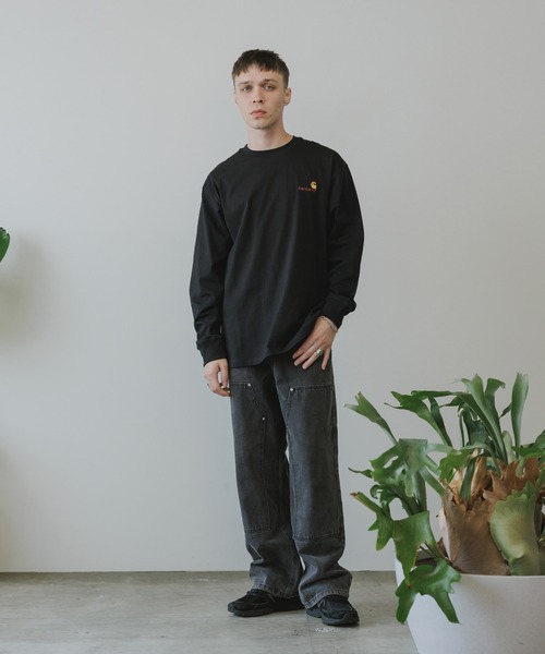 Carhartt WIP（カーハートダブリューアイピー）の「Carhartt WIP/カーハートダブリューアイピー L/ST-SHIRT  ロングスリーブTシャツ（Tシャツ/カットソー・メンズ・ブラック/グレー/チャコールグレー/グリーン/ホワイト・XL/L/M/S）」の18枚目の写真