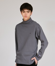 【Champion/チャンピオン】メンズ ベーシック タートルネックロングスリーブTシャツ