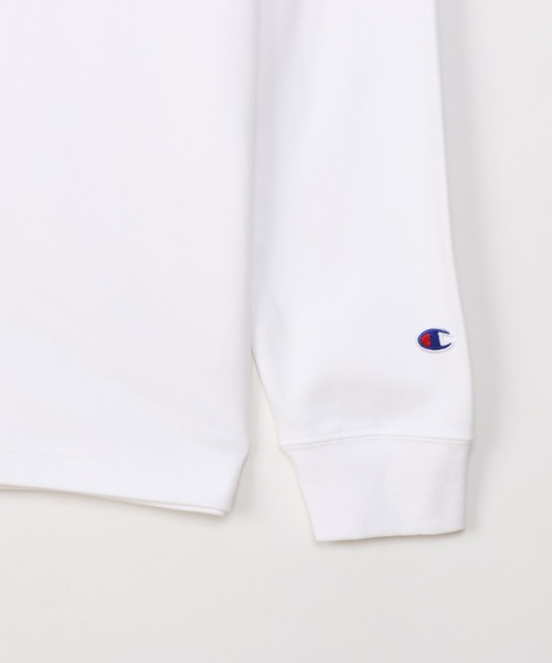 Champion(チャンピオン)の「【Champion/チャンピオン】メンズ ベーシック タートルネックロングスリーブTシャツ(Tシャツ/カットソー・メンズ・オリーブ/ブラック/オフホワイト/ネイビー/チャコール・LARGE/X-LARGE/MEDIUM/SMALL)」の18枚目の写真