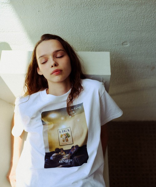 tシャツ 「KENNEDY MAGAZINE for ADAM ET ROPE'」別注T-SHIRT レディース KENNEDY MAGAZINE for ADAM ET ROPE'】別注T-SHIRT（Tシャツ