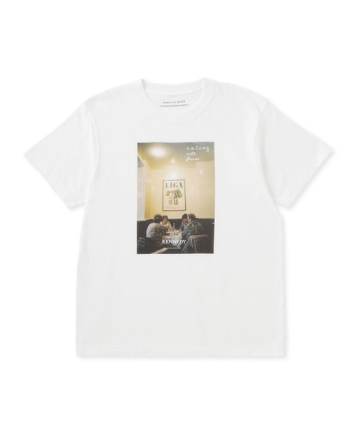 tシャツ 「KENNEDY MAGAZINE for ADAM ET ROPE'」別注T-SHIRT レディース ADAM ET ROPE' tシャツ 「KENNEDY MAGAZINE for ROPE'」別注T