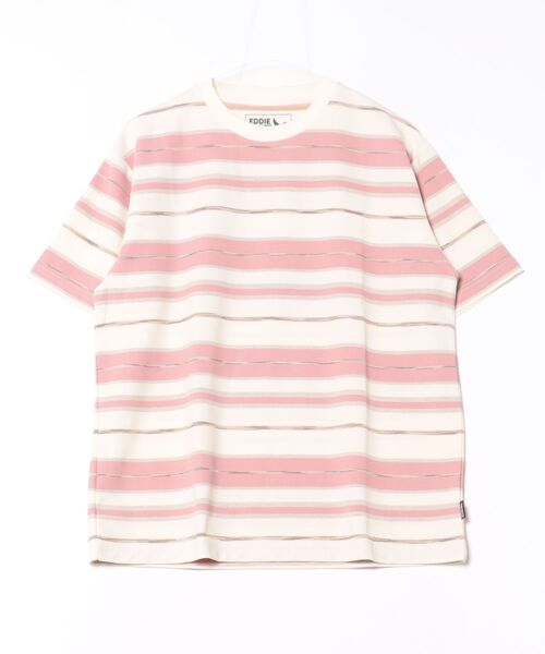 Eddie Bauer(エディーバウアー)の「マルチボーダー 半袖 Tシャツ(Tシャツ/カットソー・メンズ・ブラック系/ベージュ系/ピンク系・XXL/M/XL/L/S)」の15枚目の写真