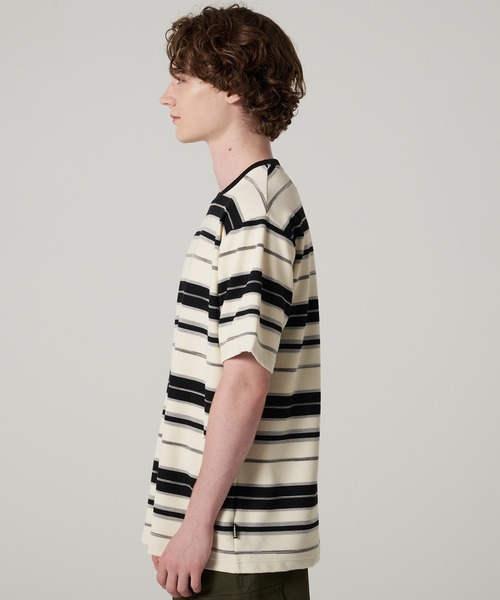 Eddie Bauer(エディーバウアー)の「マルチボーダー 半袖 Tシャツ(Tシャツ/カットソー・メンズ・ブラック系/ベージュ系/ピンク系・XXL/M/XL/L/S)」の10枚目の写真