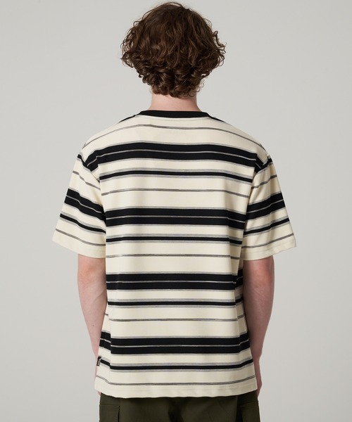 Eddie Bauer(エディーバウアー)の「マルチボーダー 半袖 Tシャツ(Tシャツ/カットソー・メンズ・ブラック系/ベージュ系/ピンク系・XXL/M/XL/L/S)」の11枚目の写真