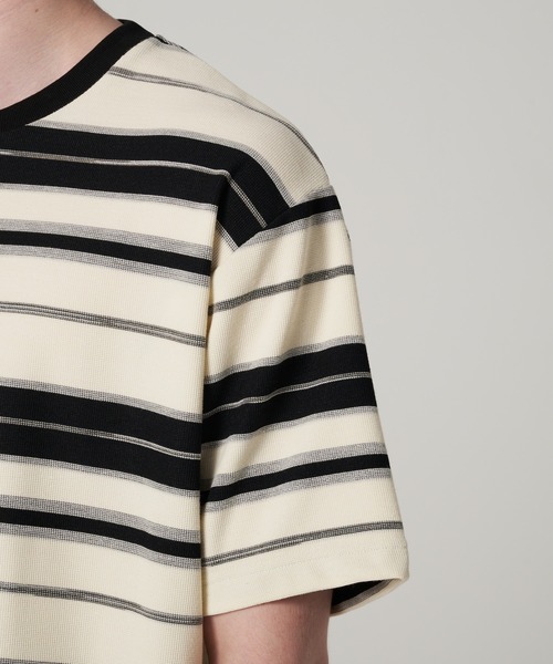 Eddie Bauer(エディーバウアー)の「マルチボーダー 半袖 Tシャツ(Tシャツ/カットソー・メンズ・ブラック系/ベージュ系/ピンク系・XXL/M/XL/L/S)」の13枚目の写真