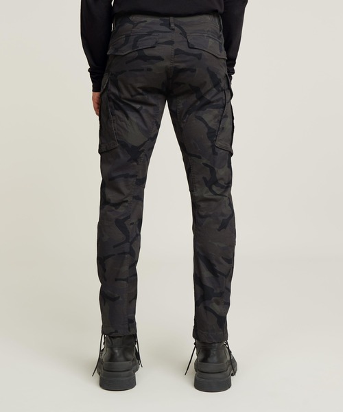 G-STAR(ジースター)の「ROVIC 3D TAPERED PANTS/立体裁断カモ柄テーパードカーゴパンツ(カーゴパンツ・メンズ・ブラック系その他・32/32/31/32/33/32)」の2枚目の写真