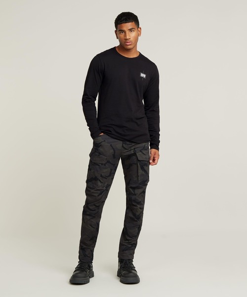 G-STAR(ジースター)の「ROVIC 3D TAPERED PANTS/立体裁断カモ柄テーパードカーゴパンツ(カーゴパンツ・メンズ・ブラック系その他・32/32/31/32/33/32)」の3枚目の写真
