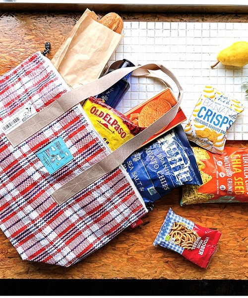 ROOTOTE（ルートート）の「IP.バレル.Peanuts-9F（トートバッグ・レディース・ブラック/チェック・FREE）」の6枚目の写真
