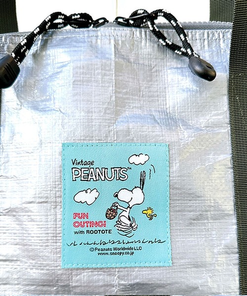 ROOTOTE（ルートート）の「IP.バレル.Peanuts-9F（トートバッグ・レディース・ブラック/チェック・FREE）」の8枚目の写真