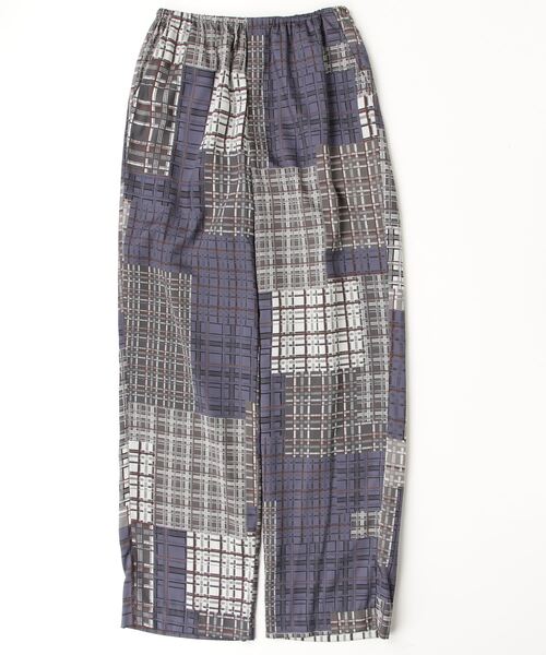 Sov.（ソブ）の「ポリエステルサテン チェックパンツ（その他パンツ・レディース・チェック・38/36）」の3枚目の写真