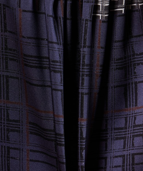 Sov.（ソブ）の「ポリエステルサテン チェックパンツ（その他パンツ・レディース・チェック・38/36）」の13枚目の写真