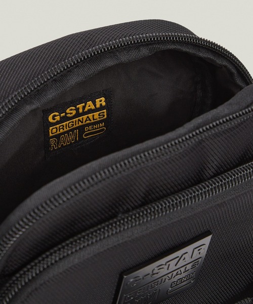 G-STAR（ジースター）の「【UNISEX】Motion Shoulderbag/ブランドロゴミニショルダーバッグ（ショルダーバッグ・メンズ・ブラック・ONE SIZE）」の3枚目の写真