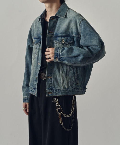 セール】トラッカーデニムジャケット（デニムジャケット）｜Lui's