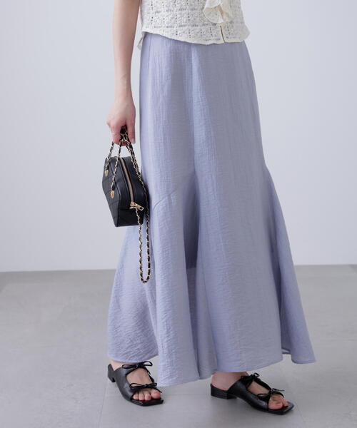 FREE'S MART（フリーズマート）の「アソートサイドフレアマーメイドスカート（スカート・レディース・ホワイト/ブルー/ブラック/ブラウン・MEDIUM/SMALL）」の4枚目の写真