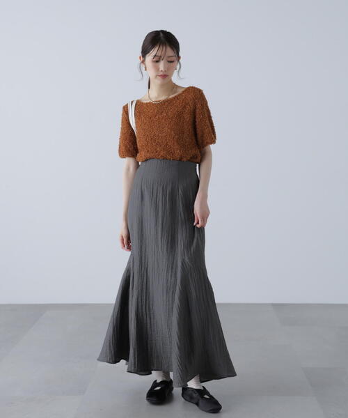 FREE'S MART（フリーズマート）の「アソートサイドフレアマーメイドスカート（スカート・レディース・ホワイト/ブルー/ブラック/ブラウン・MEDIUM/SMALL）」の8枚目の写真