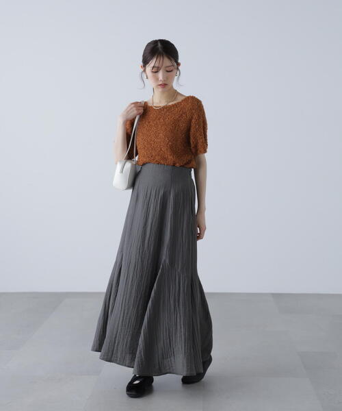 FREE'S MART（フリーズマート）の「アソートサイドフレアマーメイドスカート（スカート・レディース・ホワイト/ブルー/ブラック/ブラウン・MEDIUM/SMALL）」の10枚目の写真