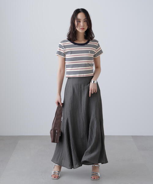 FREE'S MART（フリーズマート）の「アソートサイドフレアマーメイドスカート（スカート・レディース・ホワイト/ブルー/ブラック/ブラウン・MEDIUM/SMALL）」の17枚目の写真