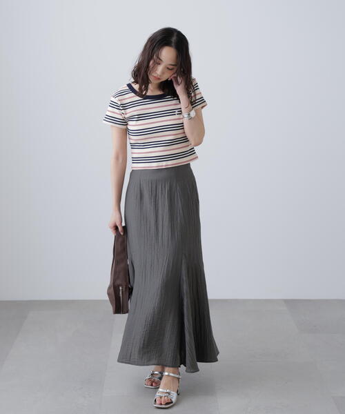 FREE'S MART（フリーズマート）の「アソートサイドフレアマーメイドスカート（スカート・レディース・ホワイト/ブルー/ブラック/ブラウン・MEDIUM/SMALL）」の19枚目の写真