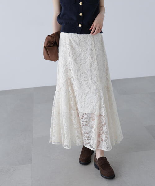 FREE'S MART（フリーズマート）の「アソートサイドフレアマーメイドスカート（スカート・レディース・ホワイト/ブルー/ブラック/ブラウン・MEDIUM/SMALL）」の21枚目の写真