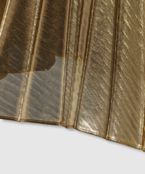 allureville（アルアバイル）の「メタリック切替プリーツスカート（スカート・レディース・シルバー/ゴールド・2）」の13枚目の写真