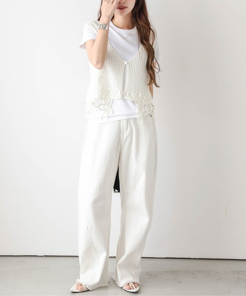 セール】かぎ編みニットビスチェ（その他トップス）｜AMELY