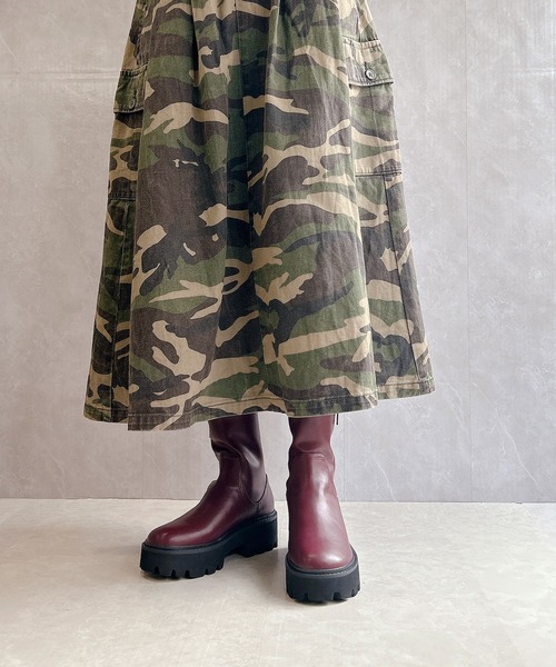 Noubel Voug Relax（ヌーベルヴォーグリラックス）の「タンクソール やわらかミドルブーツ（ブーツ・レディース・ワインレッド/ブラック・24cm/23.5cm/22.5cm/24.5cm/23cm）」の15枚目の写真