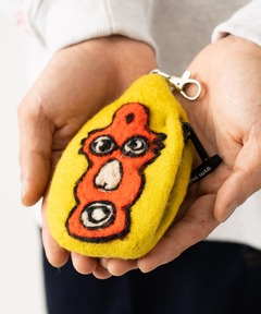 覆面レスラーフェルトポーチ