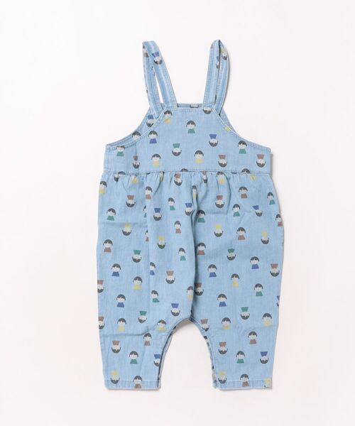 BOBO CHOSES(ボボショーズ)の「Game Pawns all over light denim overall(サロペット/オーバーオール・キッズ・ライトブルー・24MONTH/18MONTH/12MONTH/6MONTH/9MONTH)」の6枚目の写真