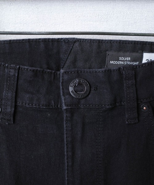 VOLCOM（ボルコム）の「【C-VOLCOM】【VOLCOM/ボルコム】SLIM STRAIGHT FIT STRETCH DENIM JEANS スリム ストレート フィット ストレッチ デニム ジーンズ（デニムパンツ・メンズ・インディゴブルー/ブラック・32×32/34×32/36×32/38×32/30×30/32×30/34×30/36×30）」の6枚目の写真