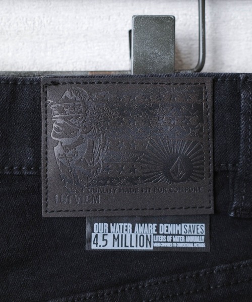 VOLCOM（ボルコム）の「【C-VOLCOM】【VOLCOM/ボルコム】SLIM STRAIGHT FIT STRETCH DENIM JEANS スリム ストレート フィット ストレッチ デニム ジーンズ（デニムパンツ・メンズ・インディゴブルー/ブラック・32×32/34×32/36×32/38×32/30×30/32×30/34×30/36×30）」の11枚目の写真