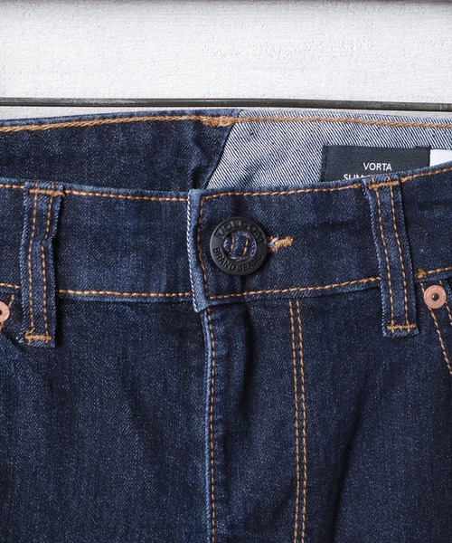 VOLCOM（ボルコム）の「【C-VOLCOM】【VOLCOM/ボルコム】SLIM STRAIGHT FIT STRETCH DENIM JEANS スリム ストレート フィット ストレッチ デニム ジーンズ（デニムパンツ・メンズ・インディゴブルー/ブラック・32×32/34×32/36×32/38×32/30×30/32×30/34×30/36×30）」の19枚目の写真