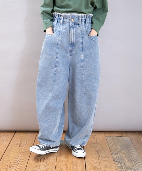 R4362 こだわり加工のフレンチワークパンツ（デニムパンツ