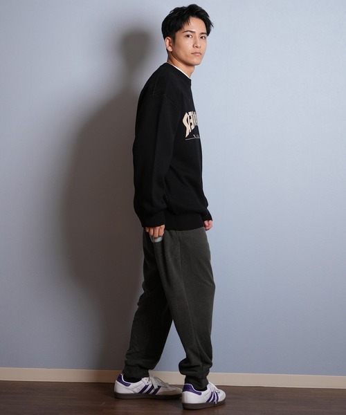 THRASHER(スラッシャー)の「THRASHER/スラッシャー ニット セーター クルーネック 反転ロゴ ジャガード織り 254TH1KN071(ニット/セーター・メンズ・ブラウン/ネイビー/アイボリー/ブラック・M/L/XL)」の16枚目の写真