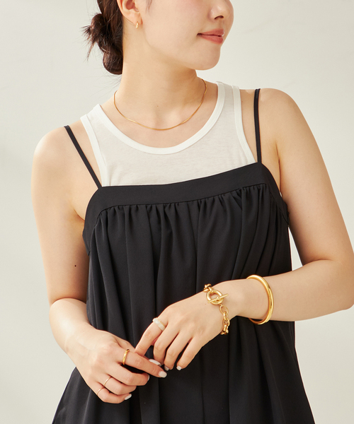 plage(プラージュ)の「AMERICAN SLEEVE タンク(タンクトップ・レディース・オレンジ/ホワイト/ブラック・FREE)」の2枚目の写真