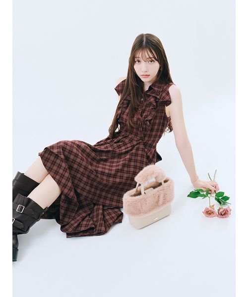LILY BROWN リリーブラウン メッシュブーツ ブラック Lサイズ LILY BROWN（リリーブラウン）の「メッシュブーツ（ブーツ