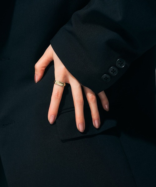 Jewel closet by L&Co.(ジュエルクローゼットバイエルアンドコー)の「K18 リング(リング・レディース・イエローゴールド・13号/15号/11号)」の3枚目の写真