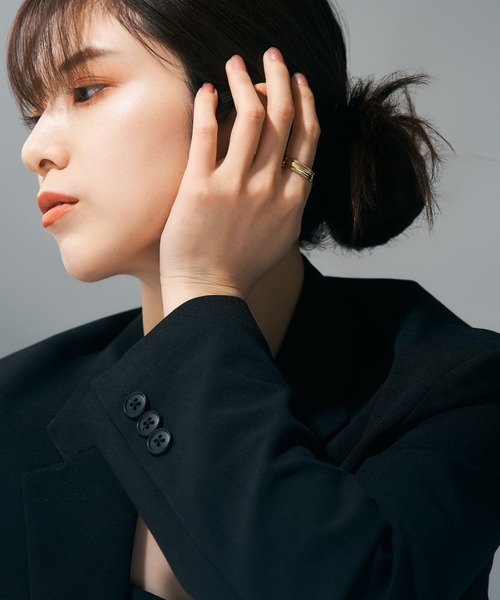 Jewel closet by L&Co.(ジュエルクローゼットバイエルアンドコー)の「K18 リング(リング・レディース・イエローゴールド・13号/15号/11号)」の4枚目の写真