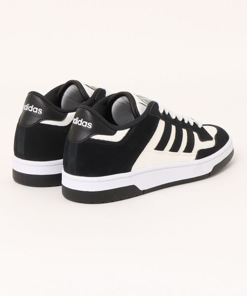 adidas(アディダス)の「【adidas】RAPID COURT LOW(スニーカー・メンズ・ブラック×ホワイト・25.5cm/26.0cm/26.5cm/27.0cm/27.5cm/28.0cm/29.0cm)」の2枚目の写真