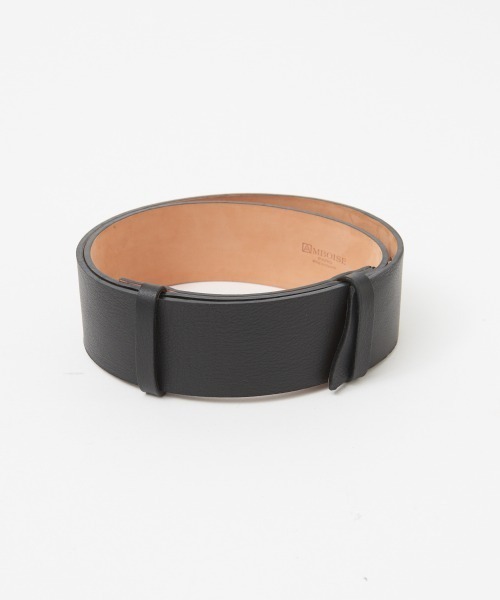 AMBOISE（アンボワーズ）の「AMBOISE カバーベルト（ベルト・レディース・キャメル・フリー）」の2枚目の写真